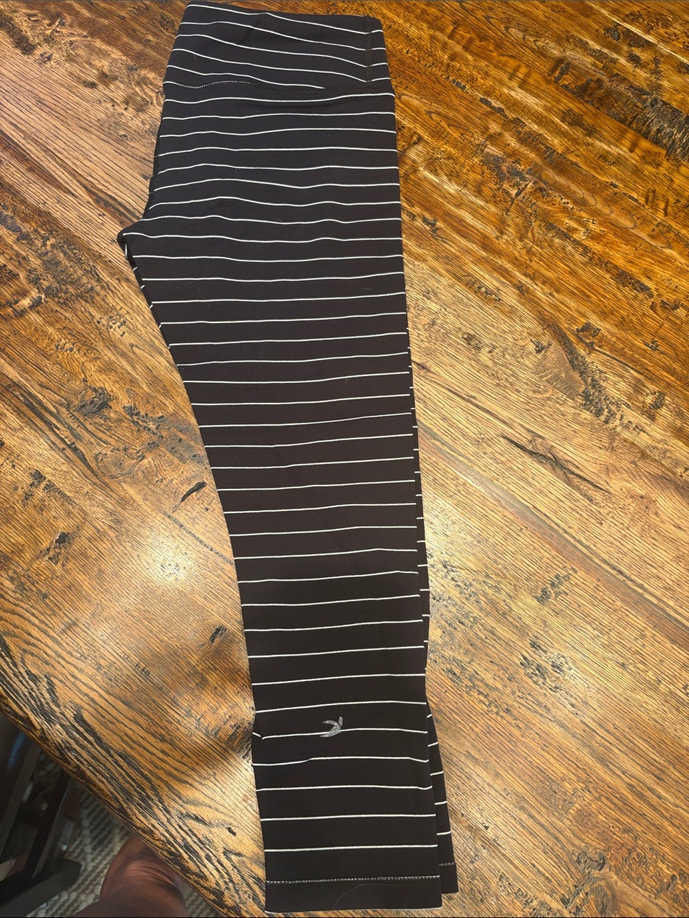 Women’s Black Striped Leggings